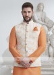 Brocade Silk Nehru Jacket Suit